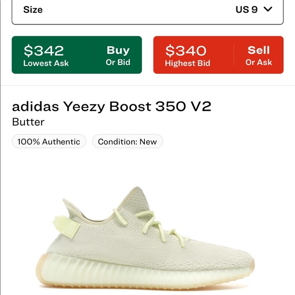 Adidas Yeezy boost 350 V2 Butter - Picture 2 of 8